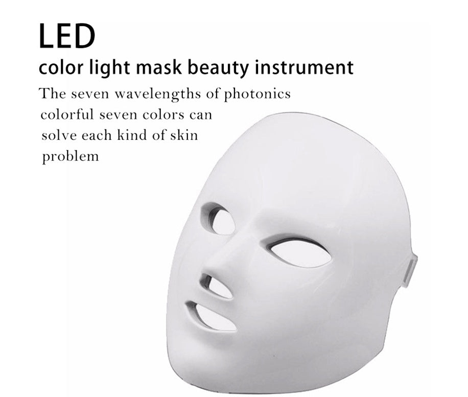 7 Colors LED Light Therapy Facial Mask