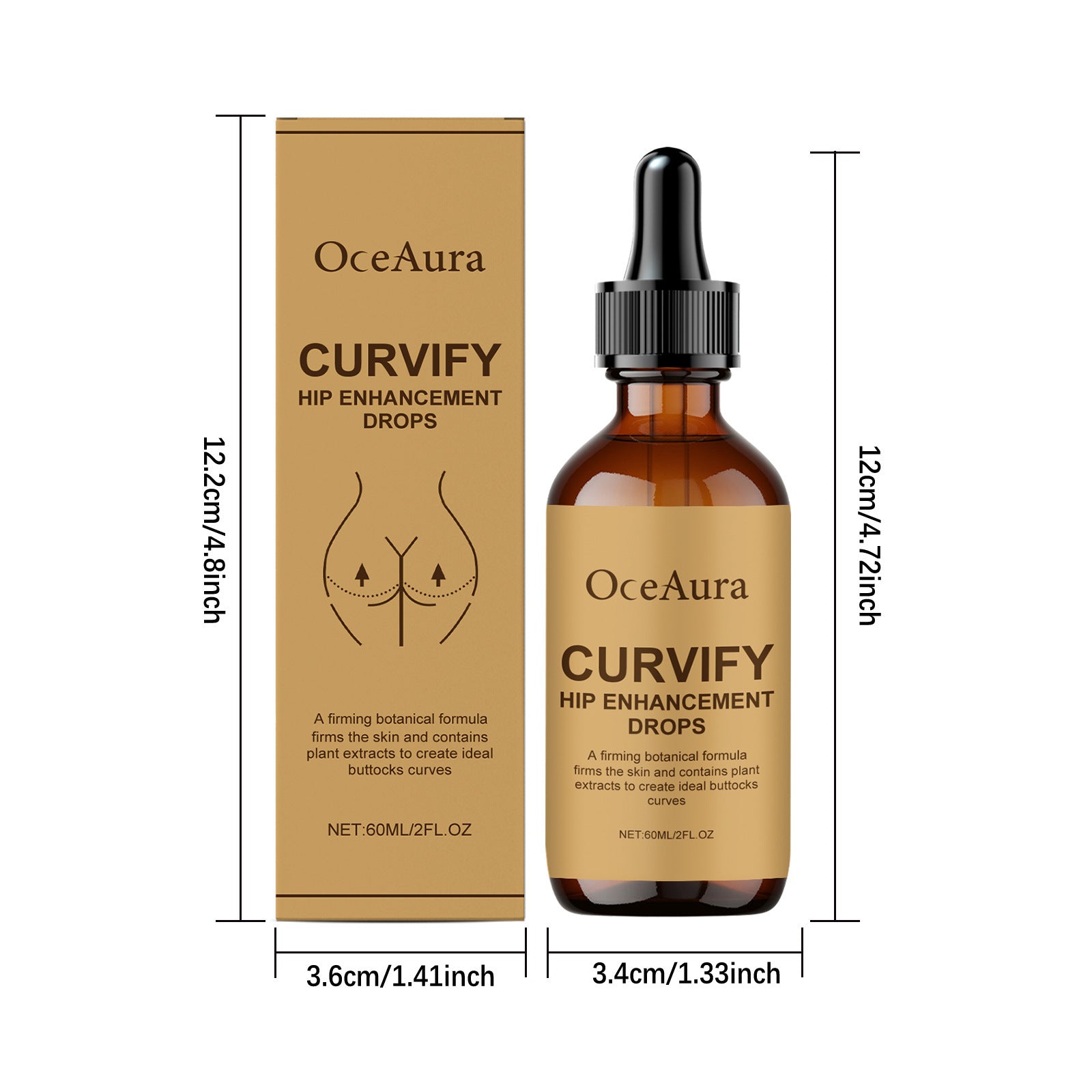 Bealuva Curvify Hip Enhancement Drops