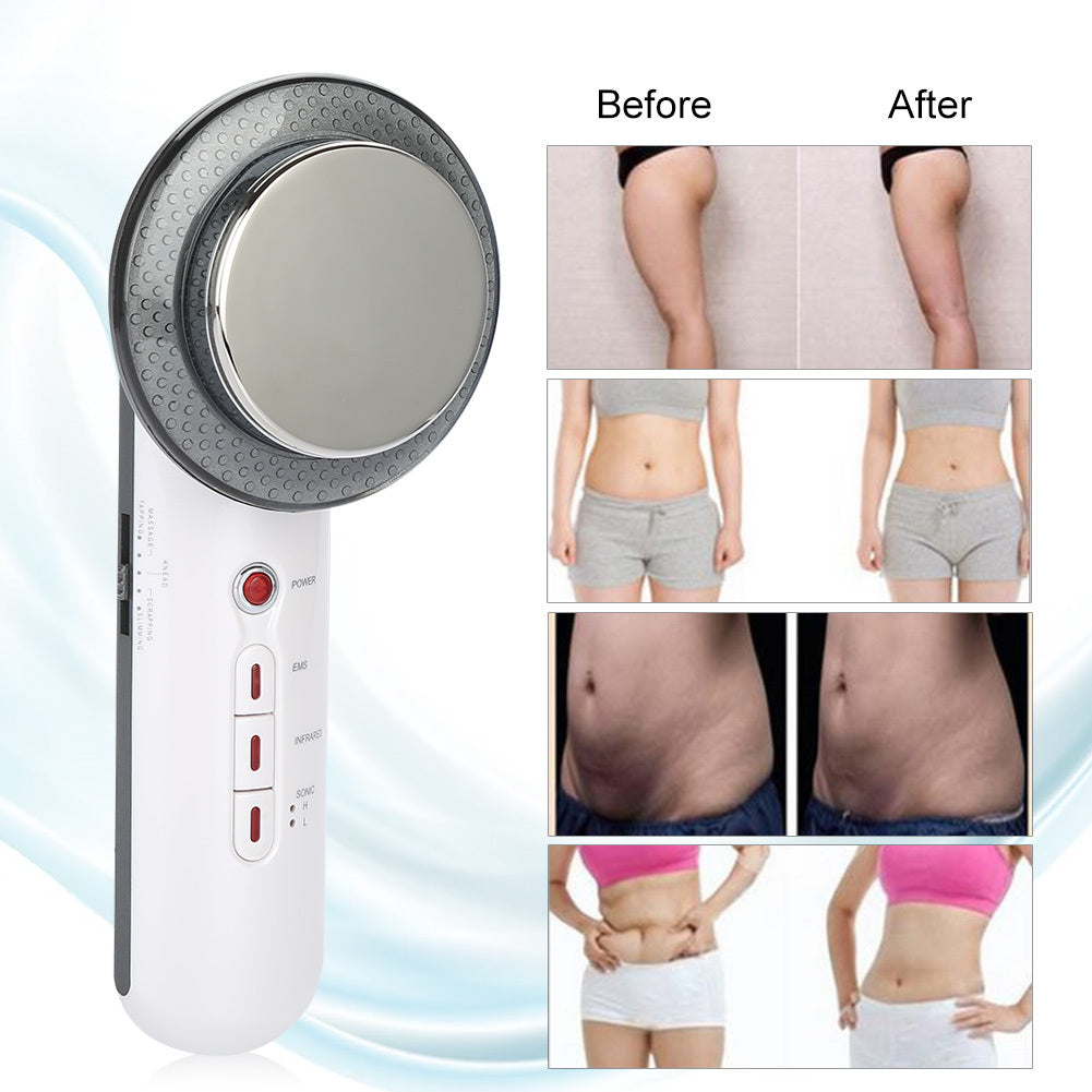 Dispositivo de belleza para adelgazar, masajeador portátil con ultrasonido para eliminar grasa corporal.