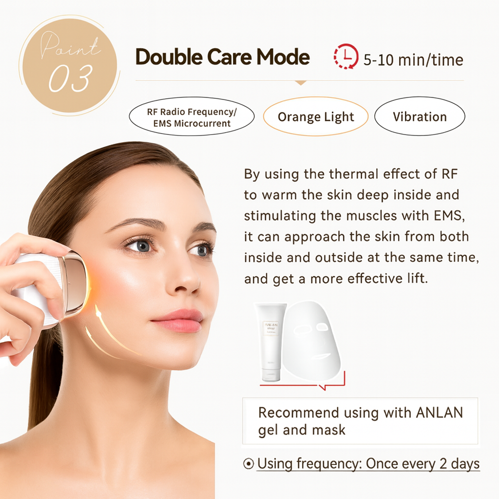 Bealuva 24K Gold RF Facial Beauty Device