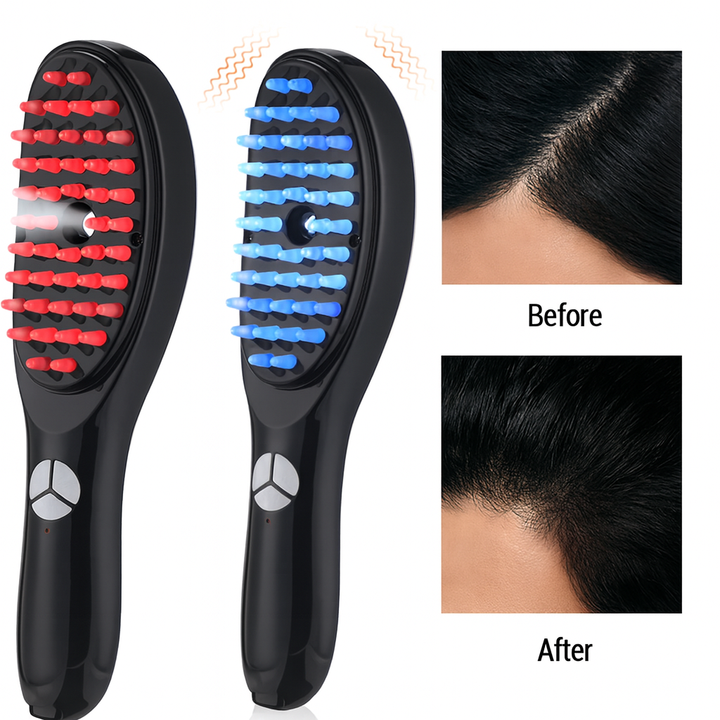 Electric Spray Massage Comb – 3-in-1 Hair Growth & Scalp Therapy