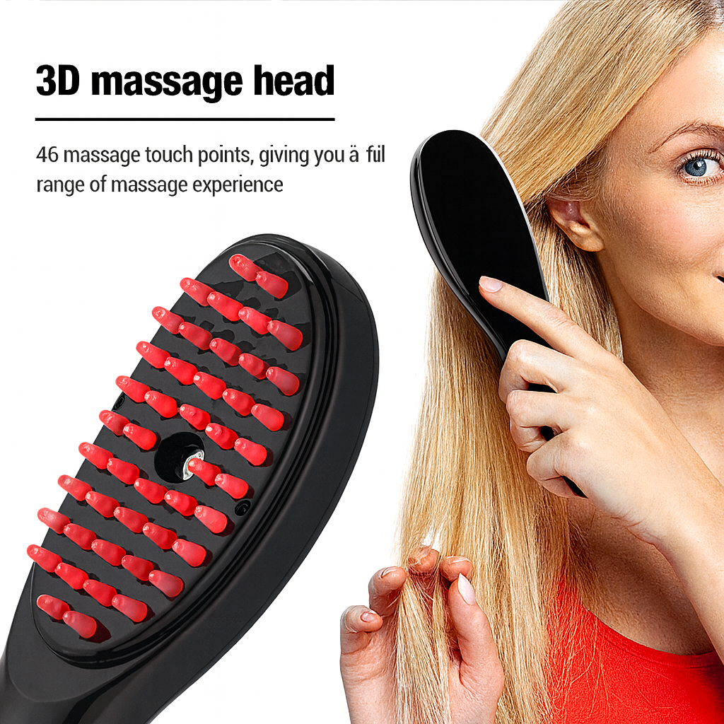 Electric Spray Massage Comb – 3-in-1 Hair Growth & Scalp Therapy