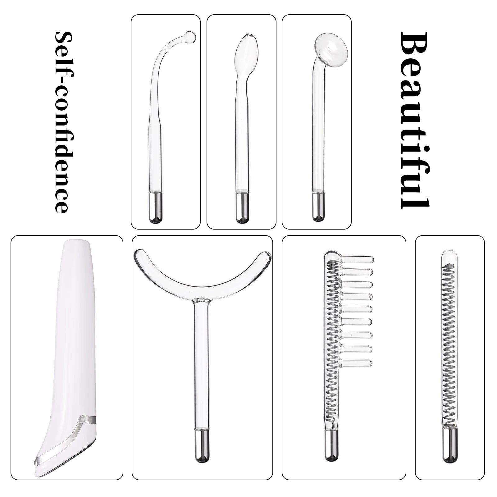 Bealuva 6-in-1 High Frequency Facial Wand