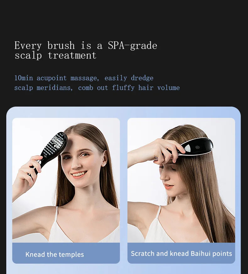 Electric Spray Massage Comb – 3-in-1 Hair Growth & Scalp Therapy