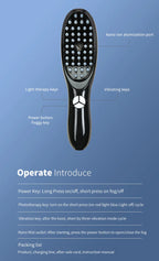 Electric Spray Massage Comb – 3-in-1 Hair Growth & Scalp Therapy