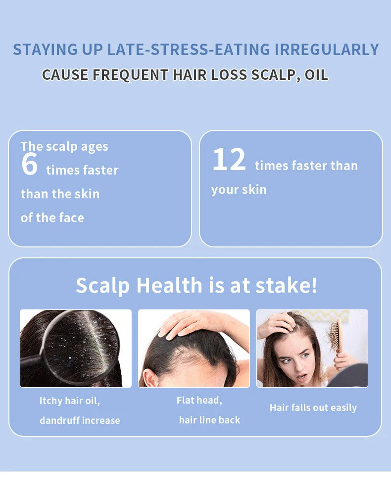 Electric Spray Massage Comb – 3-in-1 Hair Growth & Scalp Therapy
