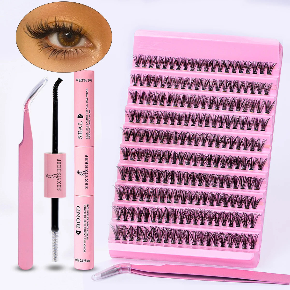 DIY False Eyelash Clusters Kit