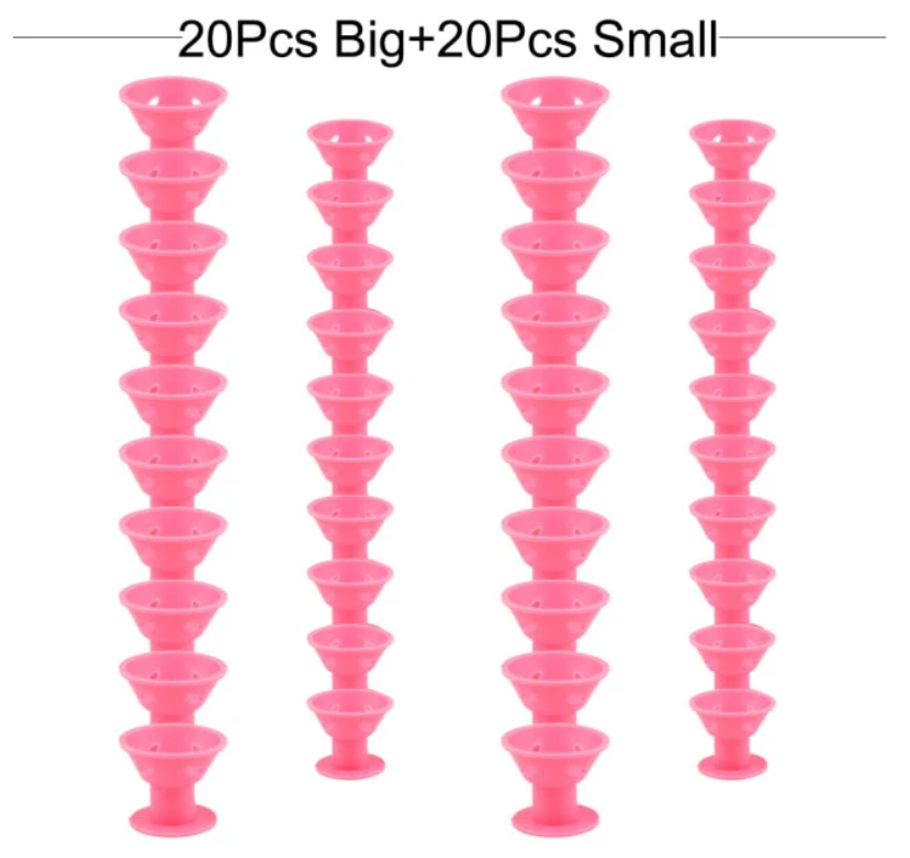 Heatless Healthy Hair Curlers