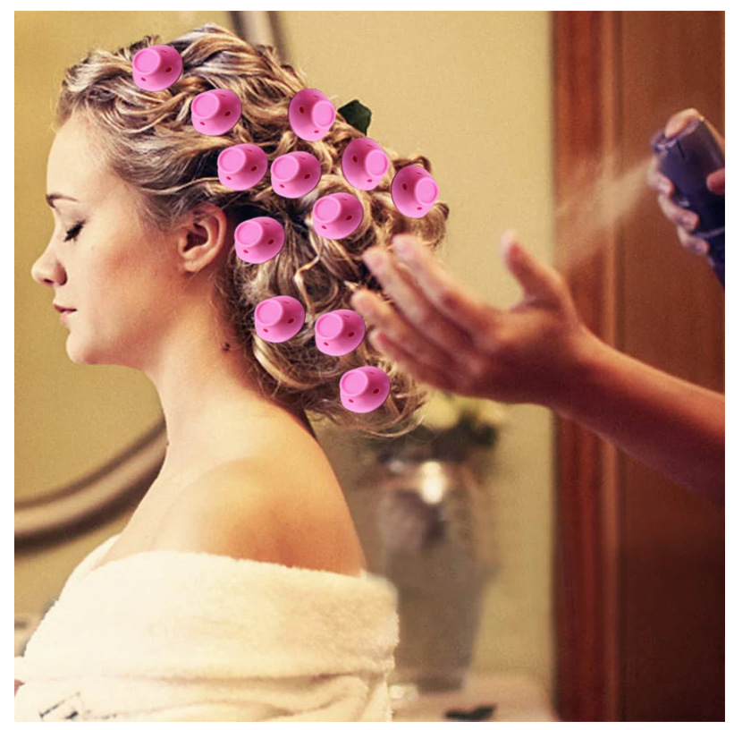 Heatless Healthy Hair Curlers