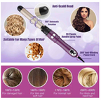 Women's LCD Digital Hair Curler