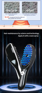 Electric Spray Massage Comb – 3-in-1 Hair Growth & Scalp Therapy