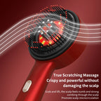 Scalp Massaging Brush – 3-in-1 Electric | Waterproof | Red Light Therapy
