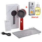 Scalp Massaging Brush – 3-in-1 Electric | Waterproof | Red Light Therapy