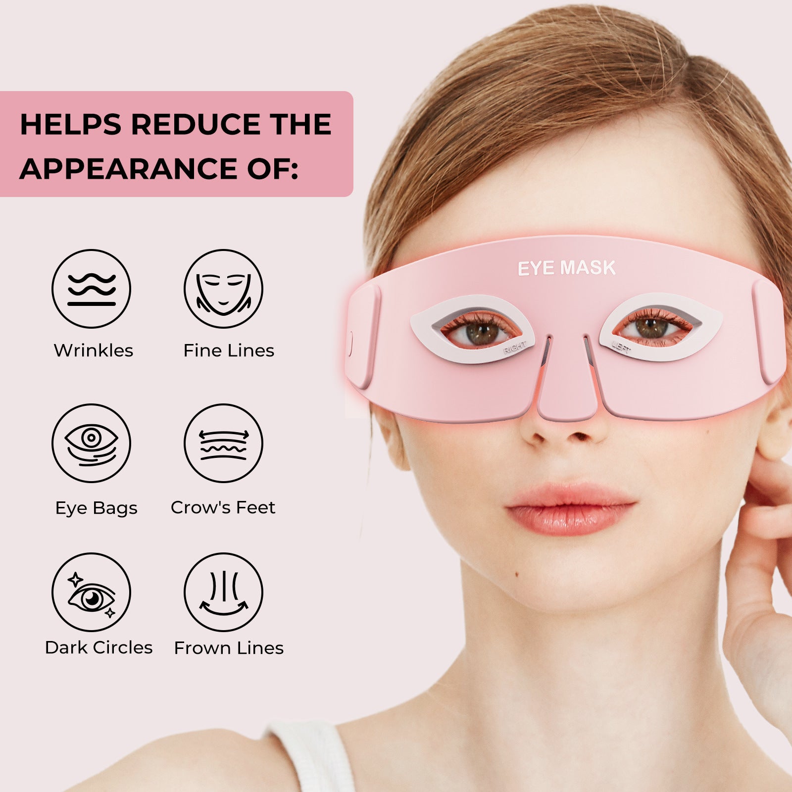 Bealuva LED Eye Mask – 4-in-1 Light Therapy