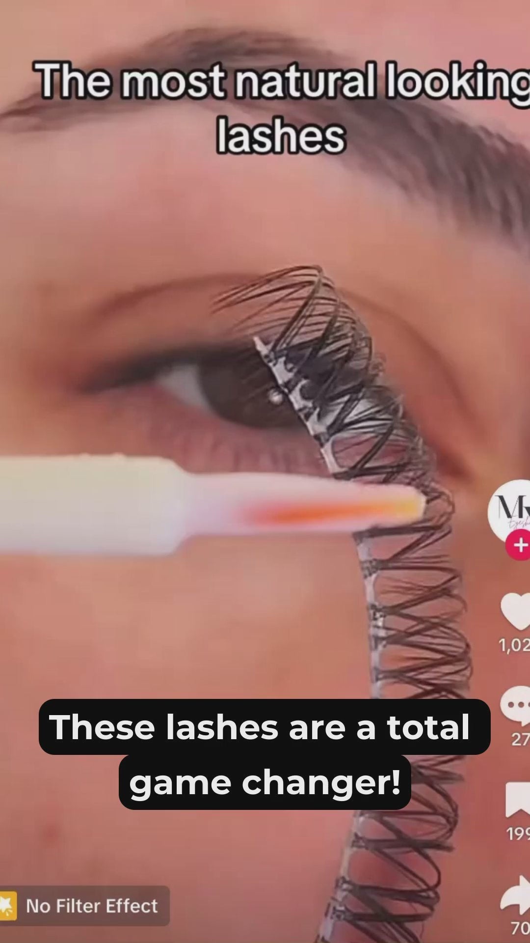 Bealuva Natural Type Self-Adhesive False Eyelashes